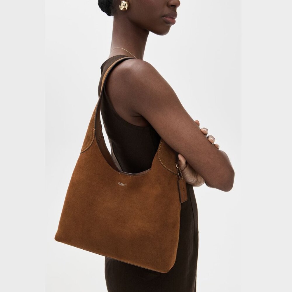Coach Brooklyn Shoulder Bag 28 in Cedar - Picture 2 of 14